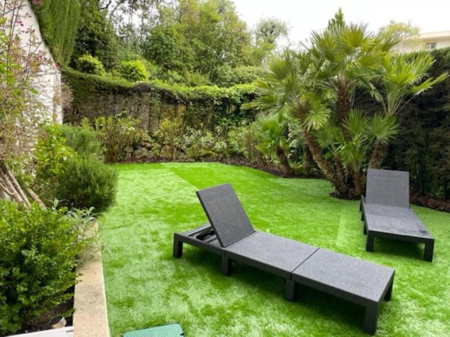 T2 Avec Terrasse Et Jardin Apartment Cannes Luaran gambar